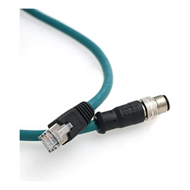 Cable Ethernet Industrial Eonvic M12 4-pin Macho A Rj45 E4