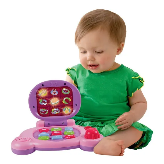 Laptop De Aprendizaje Para Bebes Con Luces, Sonidos Y Raton