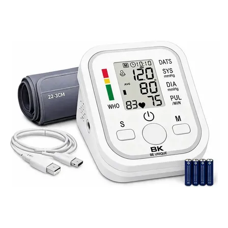 Aparelho Medidor De Pressão Arteria Digital Automático Braço Branco
