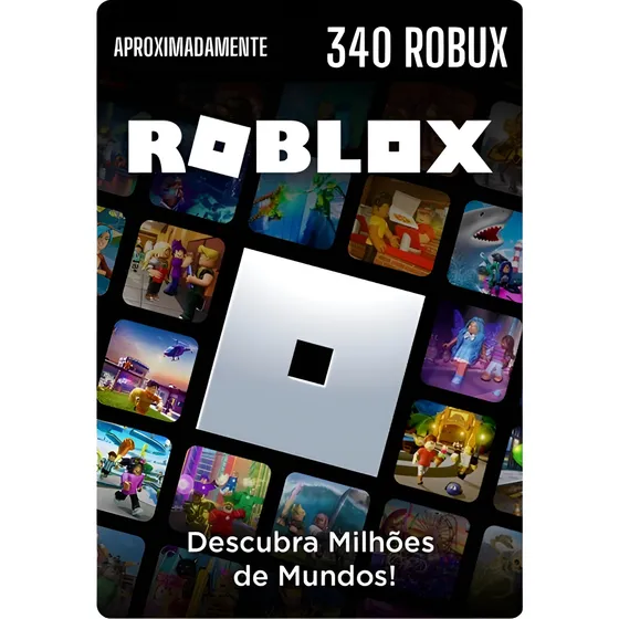 Gift Card Roblox 25 Aproximadamente 340 Robux