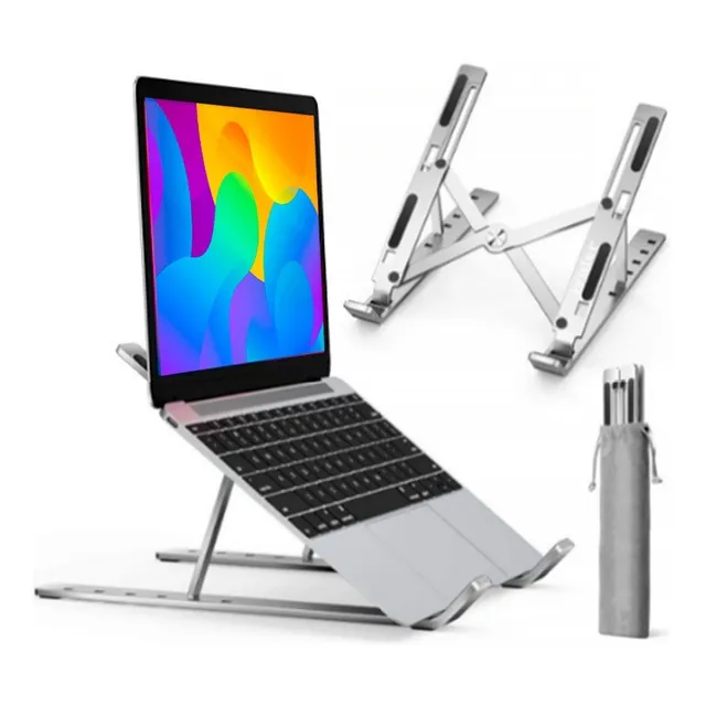 Soporte Plegable De Aluminio Premium Base Para Laptop Tablet