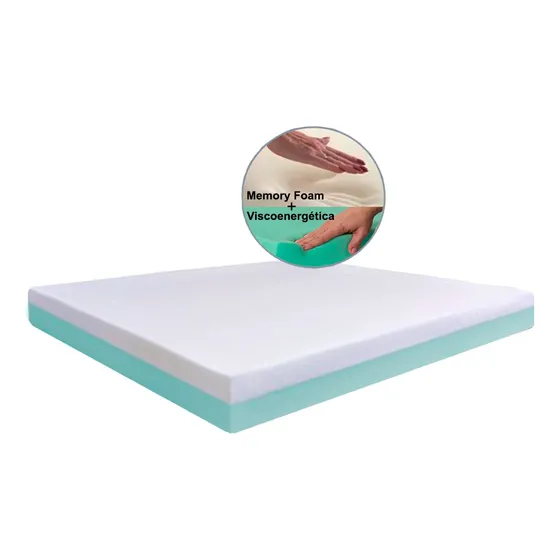 Sobrecolchon Topper Dual Memoryfoam Viscoenergética 140x190