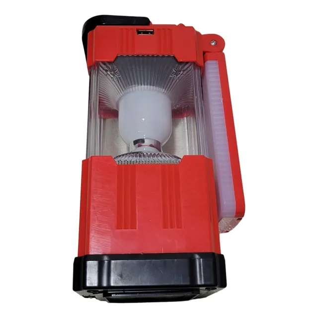 Lámpara Linterna Camping Banco Batería 10 Conectores Solar U