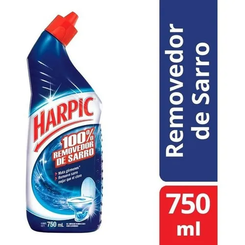 Gel Limpiador Para Inodoros Removedor De Sarro 750ml Harpic