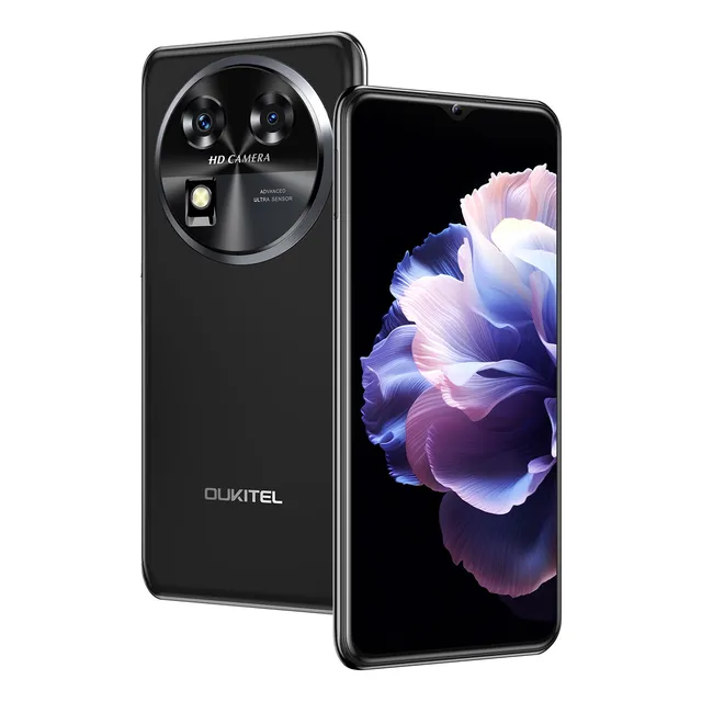 Oukitel Telefonos Celulares C37 Dual Sim 18gb+256gb Andriod 13 5150 Mah Mtk8788 Cpu 6.6in Hd+ Smartphone Otg 48mp+32mp+2mp 5g Wifi Verde