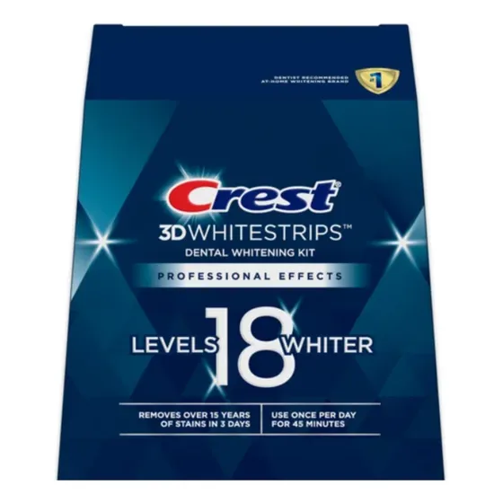 Branqueador Crest 3 D Nível 18 Clareamento (40 Fitas)