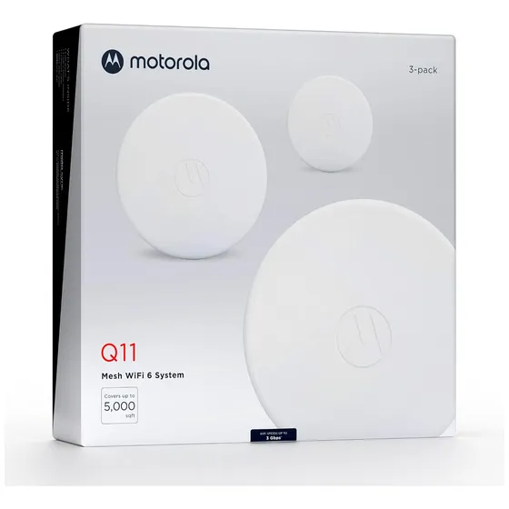 Nuevo Router Motorola Q11 Ax3000 Wifi6 Mesh 3pack Fibra Deco