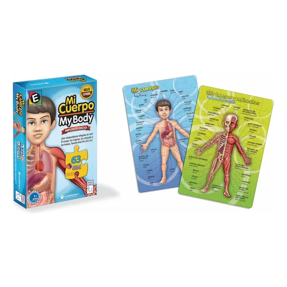 Rompecabezas Bilingüe Ronda Mi Cuerpo