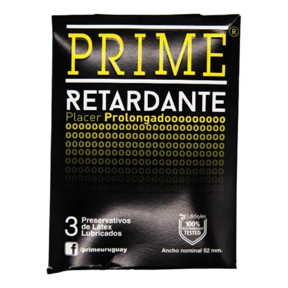 Prime Retardante Preservativos X 15 Prolonga El Placer