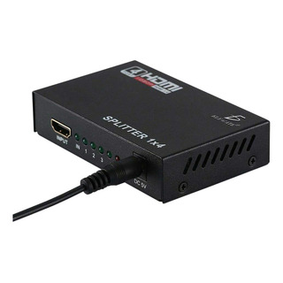 Splitter Hdmi 1×4 1080 Divisor Señal Amplificador Tv Monitor Splitter Hdmi 1×4 1080 Divisor Señal Amplificador Tv Monitor