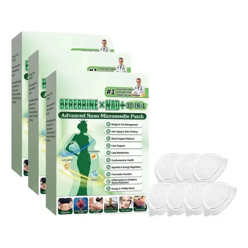 2 Caixas 2026 10 Em 1 Berberine X Nad Adesivo Para Cuidados