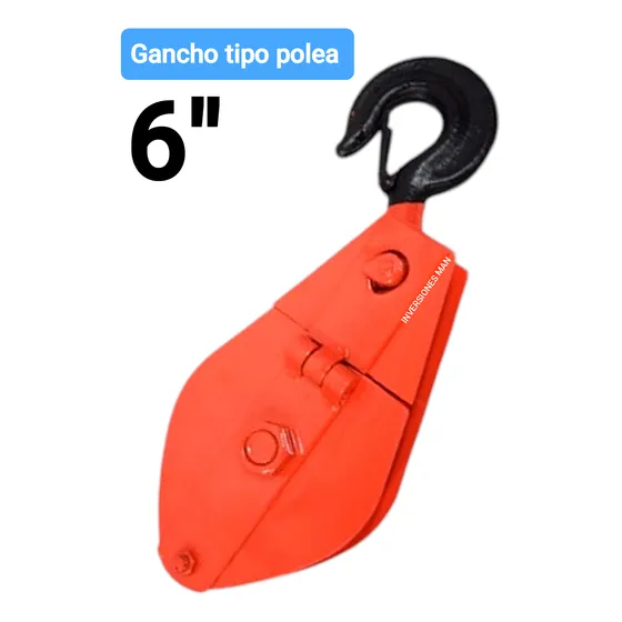 Gancho Tipo Polea 6 PuLG