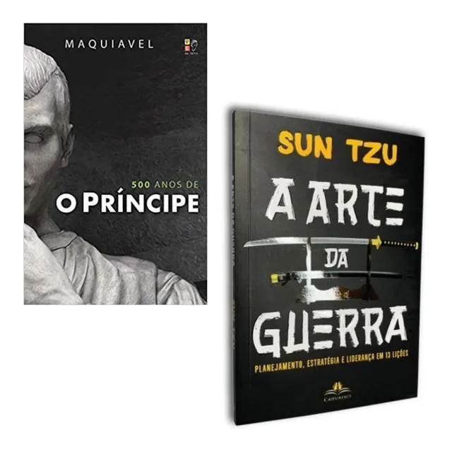 A Arte Da Guerra Sun Tzu + O Príncipe | Parcele Sem Juros!