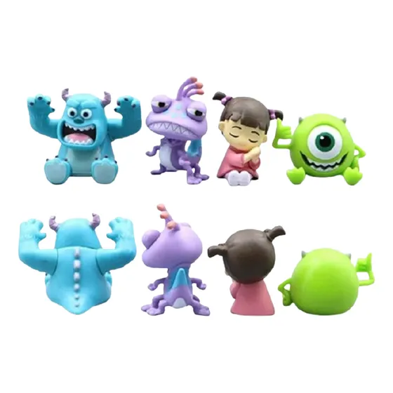 Monstros S.a. Miniaturas 4pcs Mike E Sullivan Boo Pixar