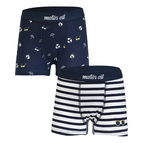 Boxer Estampado Para Niños Pack X2 Motor Oil