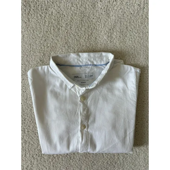 Camisa Para Niño Manga Larga Talla 7 Marca Zara