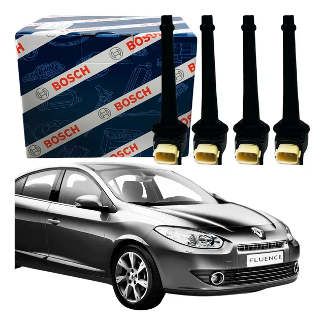 Bobina Ignição Renault Fluence 2.0 16v 2010 À 2019 Jogo 4pçs