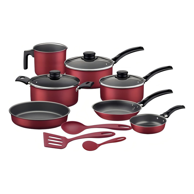 Jogo De Utensílios De Cozinha Tramontina Vermelho Turim De 10 Peças Com Acessórios Jogo De Utensílios De Cozinha Tramontina Vermelho Turim De 10 Peças Com Acessórios