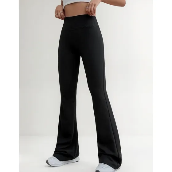 Calza Oxford Lycra Cintura Ancha Tiro Alto Moda Mujer