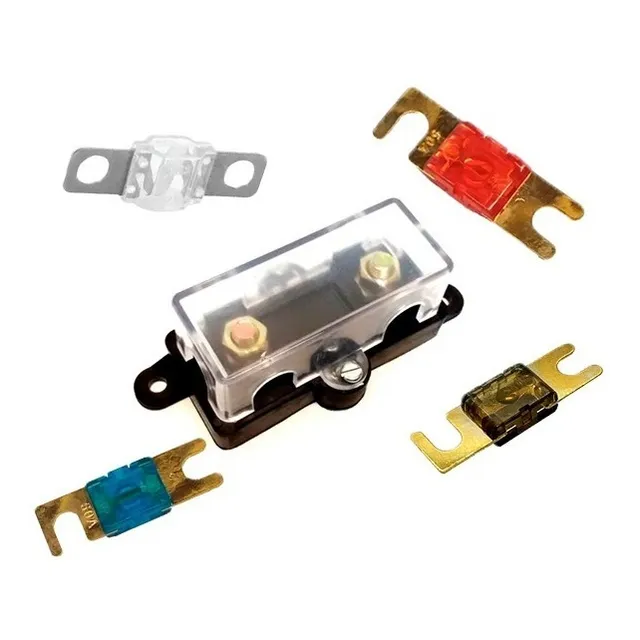 Porta Fusivel Midi Pequeno Para Som Automotivo + Fusivel 