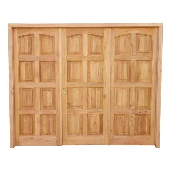 Portón Exterior Madera Cedro Mod. P4 De Abrir