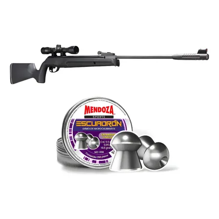Rifle Aire Comprimido Umarex Prymex 2251550 Nitro Pistón Negro