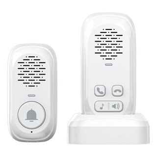 Timbre De Puerta Rf433 Con Intercomunicador Inalámbrico, 1 S Timbre De Puerta Rf433 Con Intercomunicador Inalámbrico, 1 S