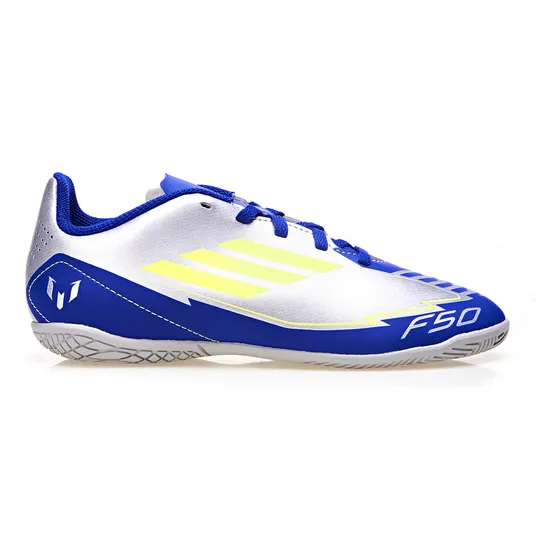 Chuteira Infantil Futsal F50 Club Messi adidas