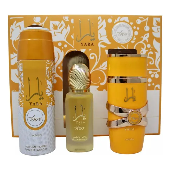 Set De Perfume Para Dama Lattafa Yara Tous Set De 3 Pz Volumen De La Unidad 100 Ml