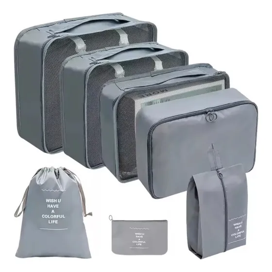 Kit Organizadores De Valija 7 Piezas Equipaje Viaje