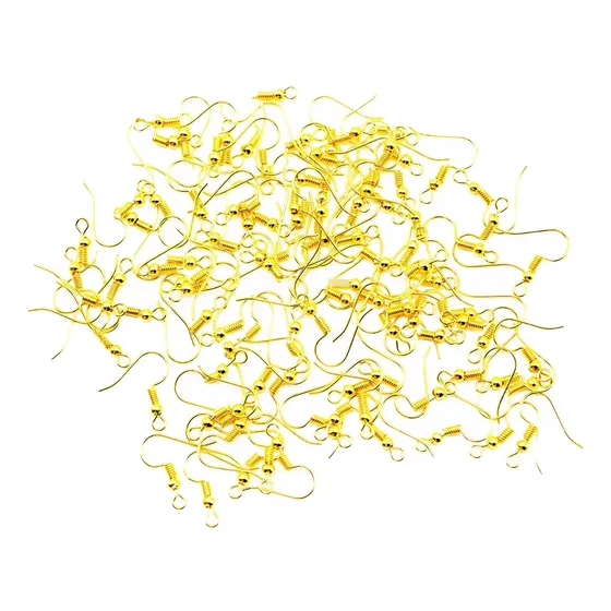 Ganchos Aros Bisutería Artesanías B4 Color Dorado 200 Unds