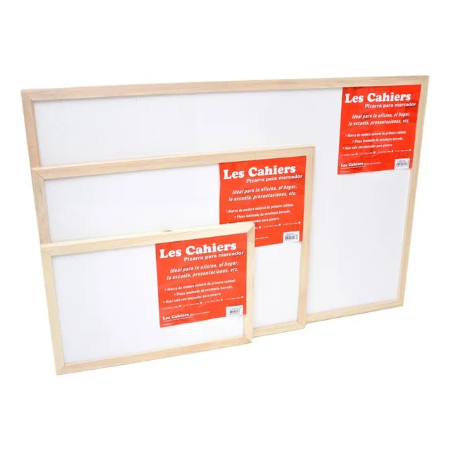 Pizarra Blanca Marco Madera 45x60 Premium.les Cahiers