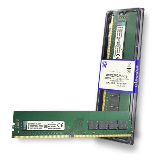 Memoria Ram Para Pc 32gb Ddr4 3200mhz Pc4-25600 Kingston New