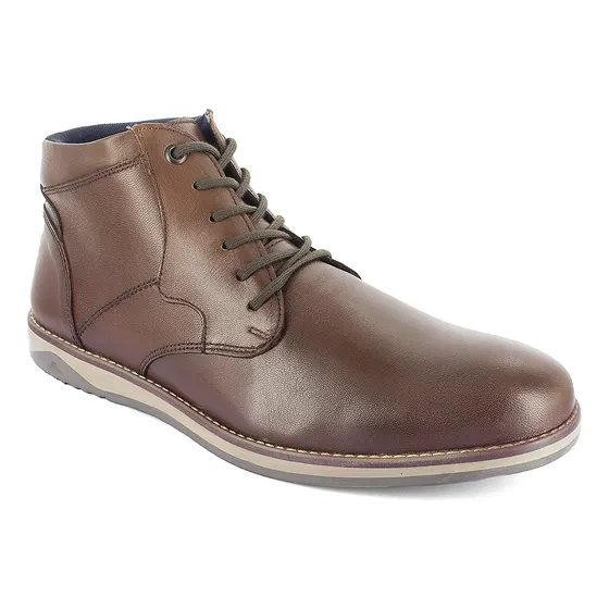  Moderof  Bota Casual/vestir Mod. 710906 Brandy O Negro