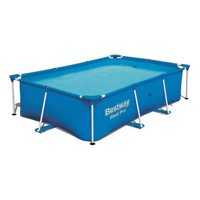 Alberca Estructural Rectangular Bestway 56403 2300 Lt. Azul