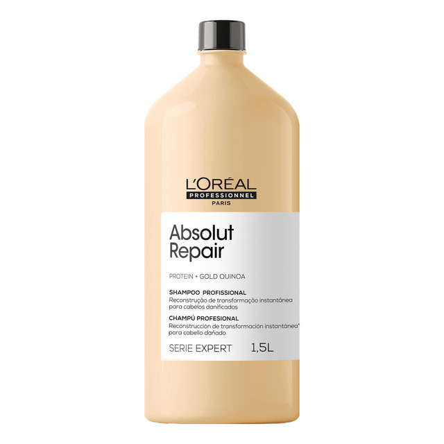 Absolut Repair Gold Quinoa Shampoo 1500ml - Série Expert | L'oréal Professionnel Absolut Repair Gold Quinoa Shampoo 1500ml - Série Expert | L'oréal Professionnel