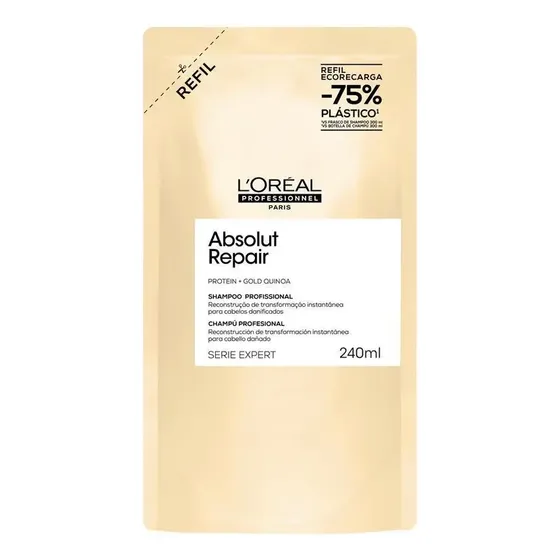 Shampoo Refil Absolut Repair 240ml L'oréal Professionnel