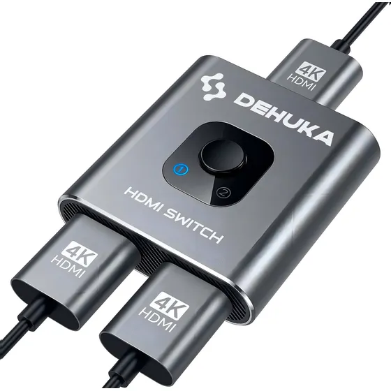 Adaptador Switch Hdmi Bidireccional Calidad De Imagen 4k Dehuka