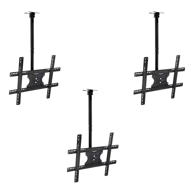 Kit 3 Soporte Para Tv Techo De 32 A 65 Dn06-c3265 Lucky Owl Color Negro