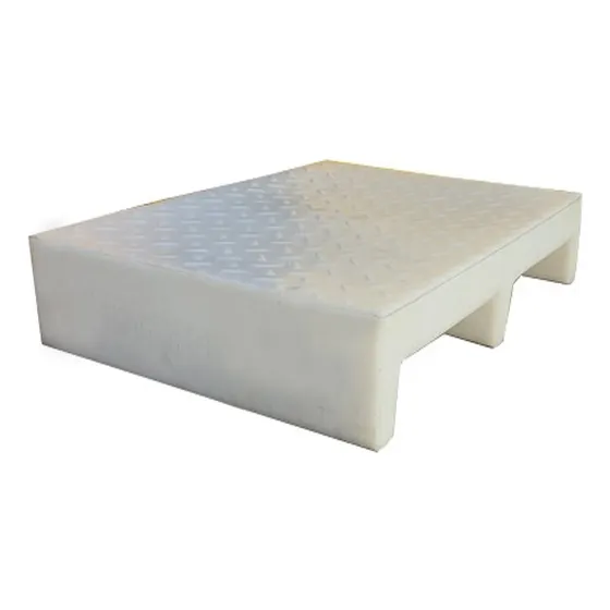 Pallet Plástico Sanitario Normalizado/tarima 82x60x15cm Bl