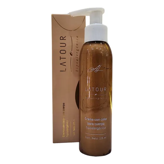 Andre Latour Crema Corporal Con Color Hipoalergenica 125ml Fragancia Sin Fragancia