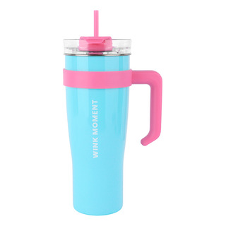 Miniso Vaso Con Tapa Y Popote Térmico Acero Inoxidable Menta Miniso Vaso Con Tapa Y Popote Térmico Acero Inoxidable Menta