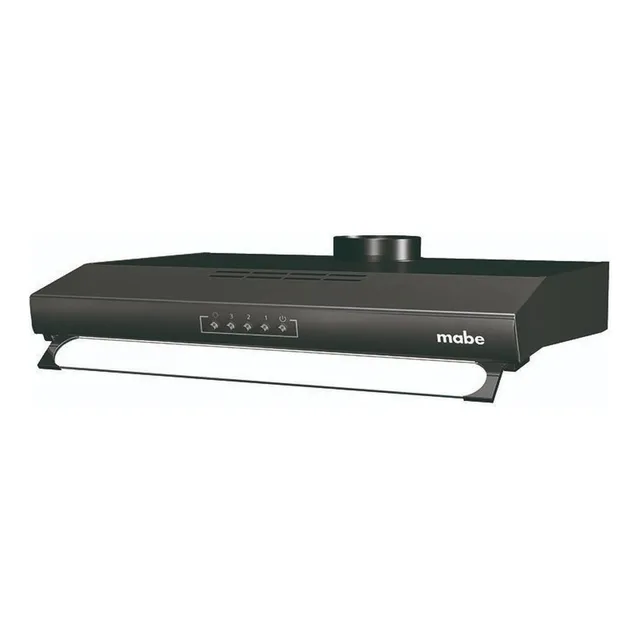 Campana Extractora De Utilitaria 60cm Mabe Cmu6020pb0 Color Negro