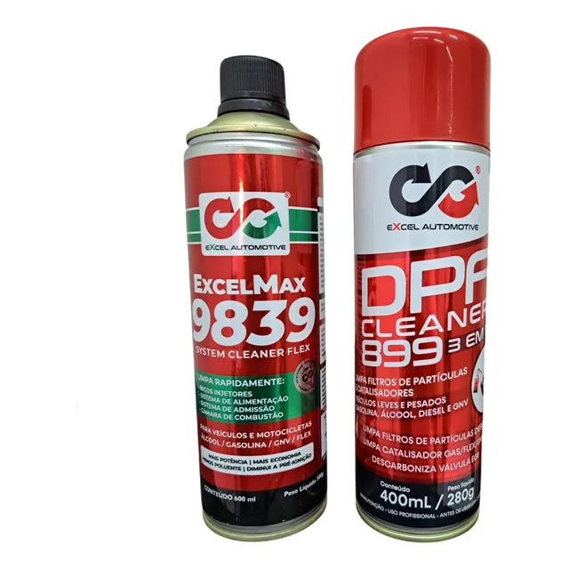 Kit Limpa Catalisador Dpf 3em1 + Excel Max Cleaner Flex 9839