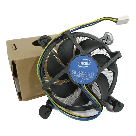 Cooler Intel Na Caixa Compatível Com I3 I5 Prateado