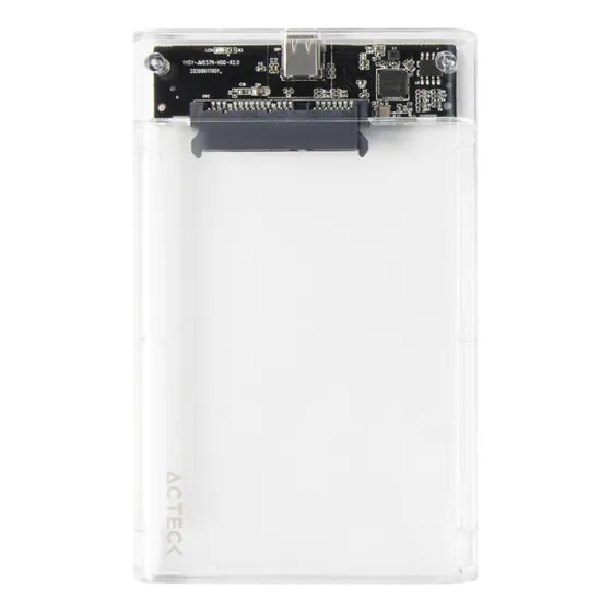Case Enclosure Acteck 5 Gbps Sata 2.5 Usb-c Negro Ac-934695