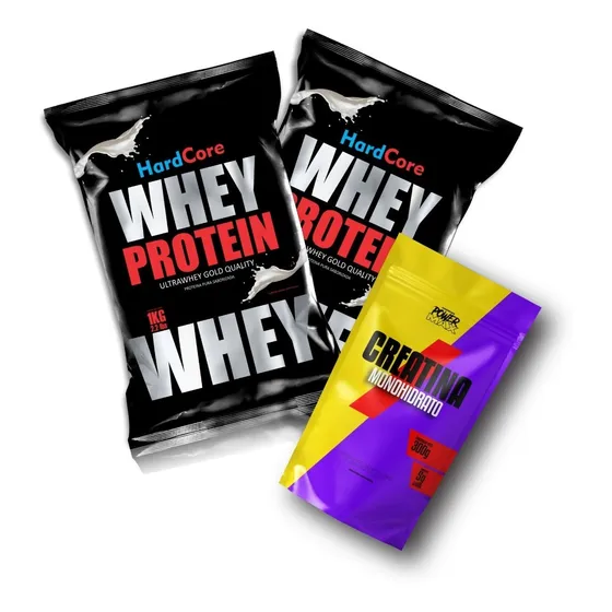 Whey Protein Hardcore 2u + Creatina Monohidrato 300gr