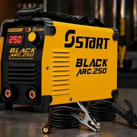 Máquina De Solda Inversora 250a Mma Tig Eletrodo Start 220v Amarelo 220v