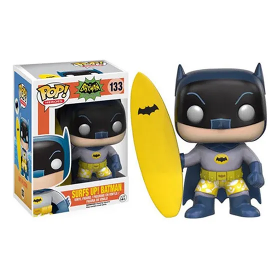 Figura De Vinilo Funko Pop! Héroes: ¡dc Surfs Up! Batman, 9,