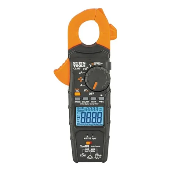 Pinza Amperimétrica Cl445 Para Hvac Rango Automático Trms Nc